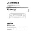 MITSUBISHI HS651V(E) Instrukcja Obsługi