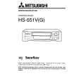 MITSUBISHI HS-551V Instrukcja Obsługi