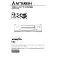 MITSUBISHI HS-721V(B) Instrukcja Obsługi
